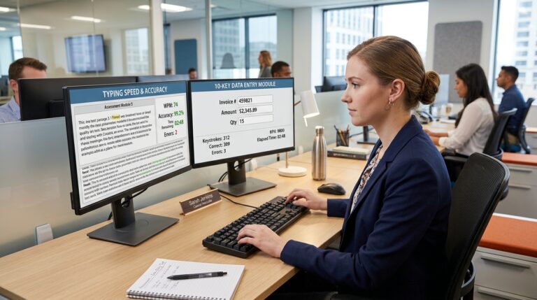 How to Pass a Data Entry Assessment Test: Practice Drills, WPM, and KPH Benchmarks